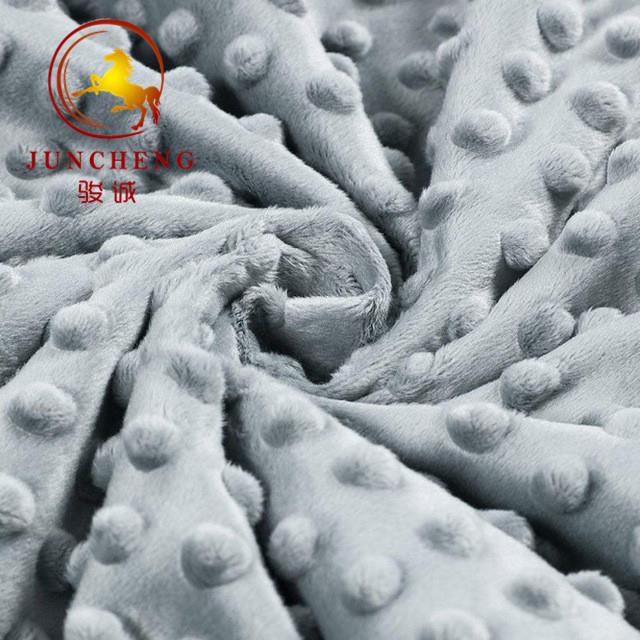 Embossed cuddle minky fabric -1